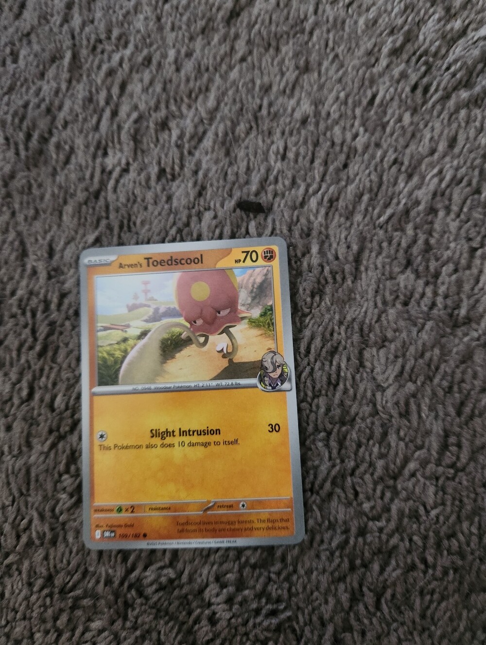 Arven's Toedscool 109/182 Common Destined Rivals Pokemon Near Mint